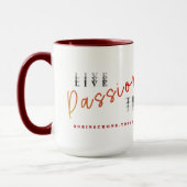 Mug Vivez la passion - Sentez l'amour (Gauche)