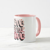 Mug Vivez La Vie Que Vous Aimez (Devant droit)