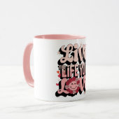 Mug Vivez La Vie Que Vous Aimez (Devant gauche)