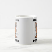 Mug Vivez Longtemps et les Pattes Ronnent Chat Drôle (Centre)