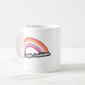 Mug "Vivez Riez Lesbienne" (Devant gauche)