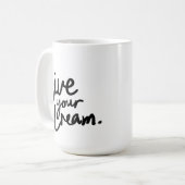 Mug Vivez votre rêve (Devant gauche)