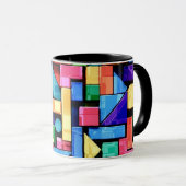Mug Vivid Geometric Flow (Devant droit)