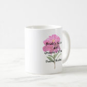 Mug Vivid Peony rose (Devant droit)