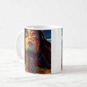 Mug Vivid Portrait Abstrait (Devant gauche)