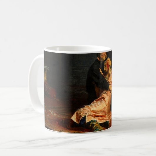 Mug Vivid Retro - Ivan le Terrible et son fils Ivan (Devant gauche)