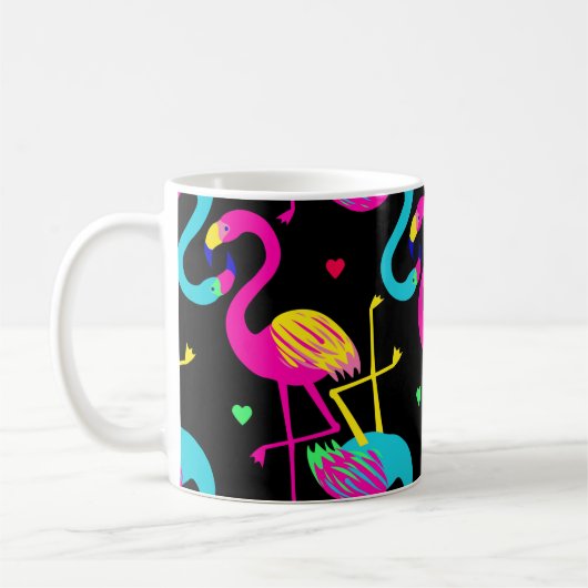 Mug Vivid tropical, exotic hawaiian seamless pattern w (Gauche)
