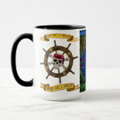 MUG VIVRE COMME UN CAPITAINE, FAIRE LA FÊTE COMME UN P (Gauche)