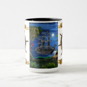 MUG VIVRE COMME UN CAPITAINE, FAIRE LA FÊTE COMME UN P (Centre)