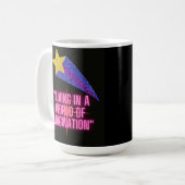 Mug vivre dans un monde d'imagination (Devant gauche)