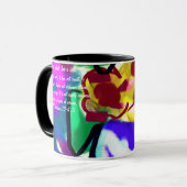 Mug vivre et aimer les tournesols (Devant gauche)