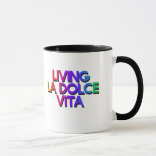 Mug Vivre la dolce vita Je suis amoureux