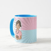 Mug Vivre la vie de l'épouvantail | Humour professionn (Devant gauche)