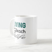 Mug Vivre La Vie De Plage (Devant gauche)