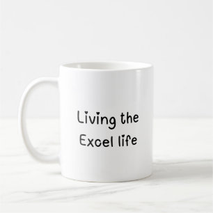 Mug Vivre la vie Excel Excel Deux tons