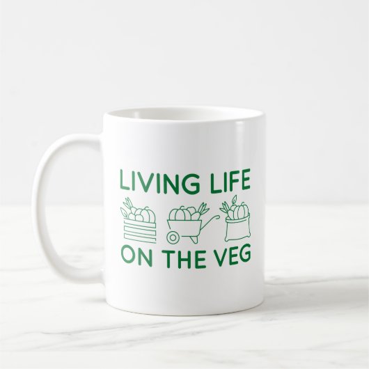 Mug Vivre La Vie Sur Le Veg (Gauche)