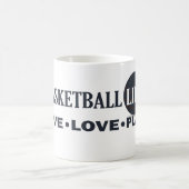 Mug Vivre l'amour jouer de basket vie (Centre)