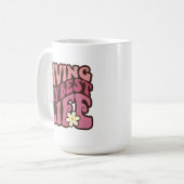 Mug Vivre ma meilleure vie (Devant gauche)