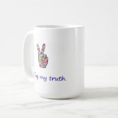 Mug Vivre Ma Vérité (Devant gauche)