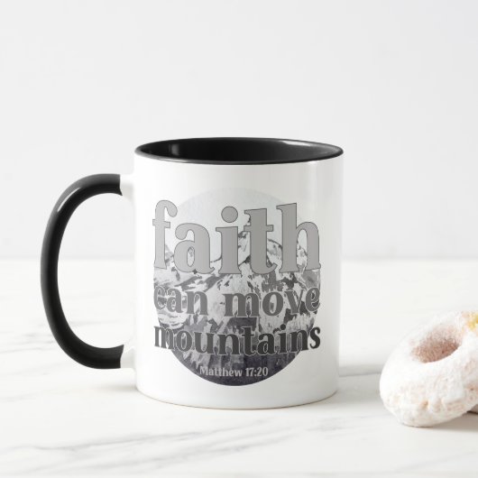 Mug Vivre par la foi (Avec donut)