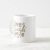 MUG VIVRE RIRE AMOUR (Devant gauche)