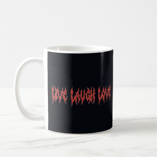 Mug Vivre rire amour (Gauche)
