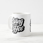 Mug Vivre sur le café (Devant gauche)