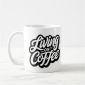 Mug Vivre sur le café (Gauche)