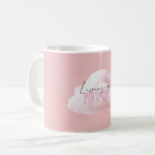 Mug Vivre sur un nuage rose (Devant gauche)