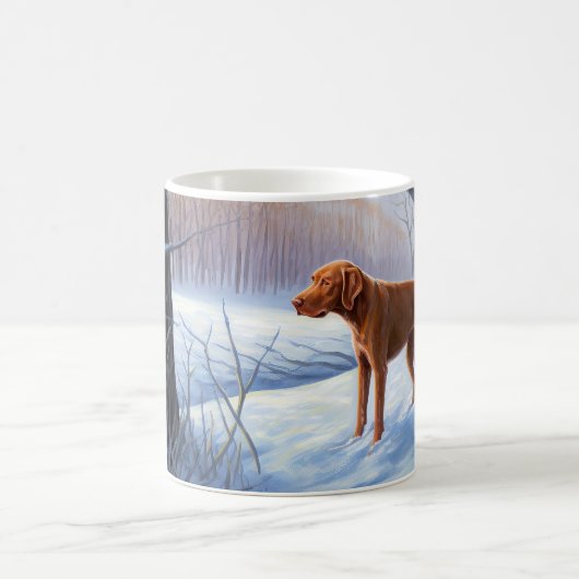 Mug Vizla Qu'il neige Noël (Centre)