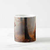 Mug Vizsla à l'automne Feuilles automne Inspire (Centre)