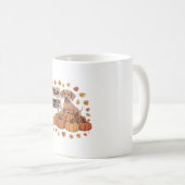 Mug Vizsla Citrouille Patch Amoureux de les chiens Tha (Devant droit)