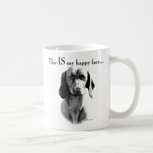 Mug Vizsla Joyeux Visage (Droite)
