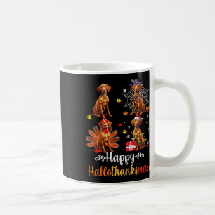 Mug Vizsla Lover Halloween Joyeux Noël Joyeux Happy Ha