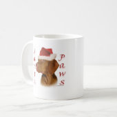 Mug Vizsla Père Noël Paws (Devant gauche)