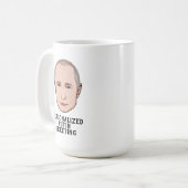 Mug VLADIMIR POUTINE customisé (Devant gauche)