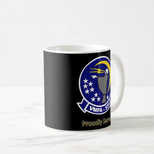 Mug Vmfa-531 Noir (Devant droit)