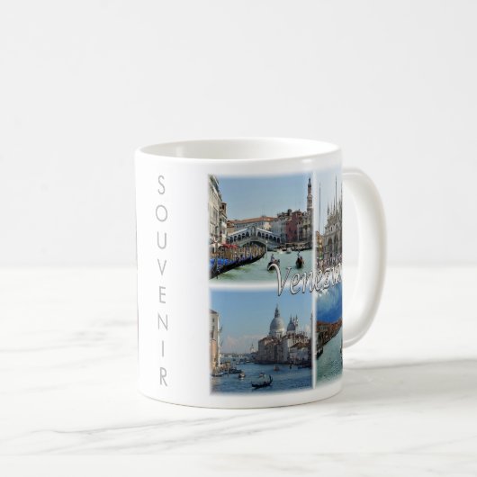 Mug VNT024 VENISE, Mosaïque, Vénétie, Italie, (Devant droit)