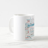 Mug Vocabulaire d'algèbre (Devant gauche)