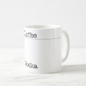 Mug vodka de coffe (Devant droit)