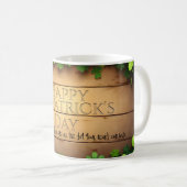 Mug Vœux chanceux de la Saint-Patrick 🍀 (Devant droit)