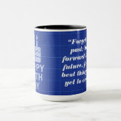 Mug Vœux d'anniversaire heureux (Centre)