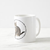 Mug Voeux de chat Tabby (Devant droit)