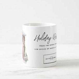 Mug Vœux de Fêtes Modernes Entreprise Ajouter un Logo