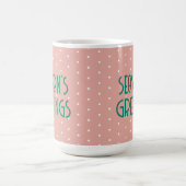 Mug Vœux de fin d'année à pois (Centre)