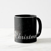 Mug Vœux de Noël avec Maison de Sorcière (Devant droit)