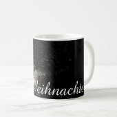 Mug Vœux de Noël avec une maison de sorcière (Devant droit)