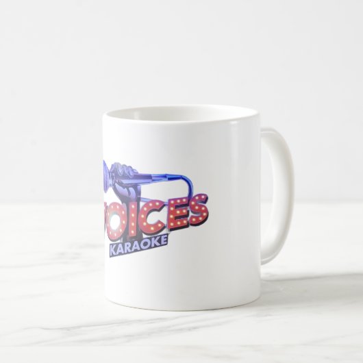 Mug Voices 1 side printed. 325 ml. (Devant droit)