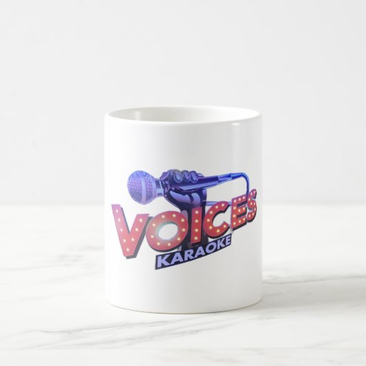 Mug Voices 1 side printed. 325 ml. (Centre)
