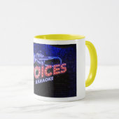Mug Voices. Different colors. 325 ml. (Devant droit)